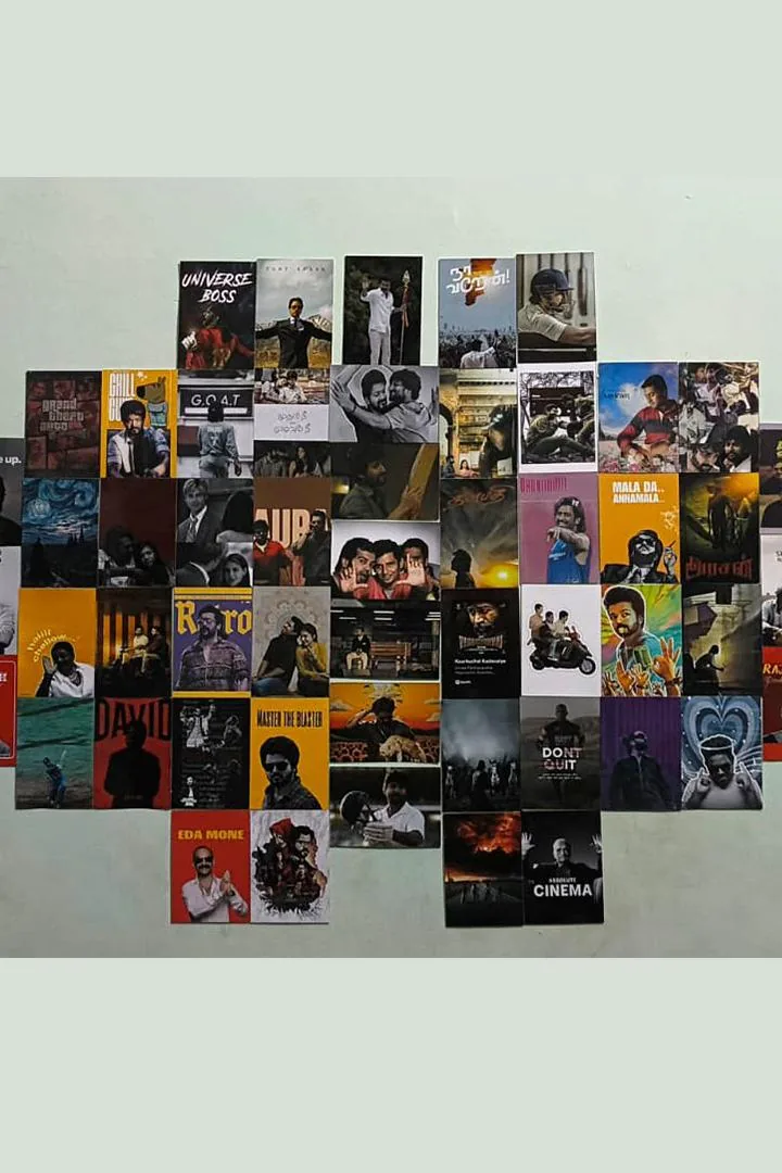 Customer poster wall setup