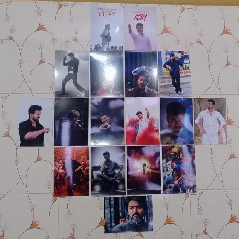 A4 aesthetic poster on customer bedroom wall — 300 GSM glossy
